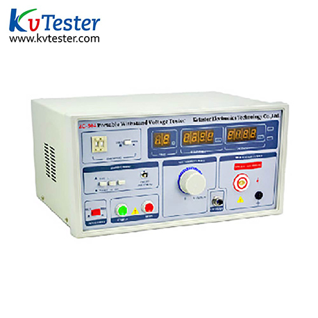 Portable withstand voltage tester